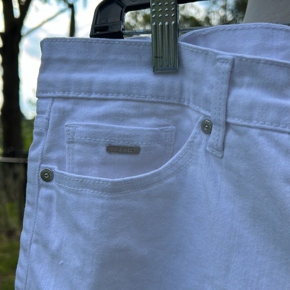 Nine West White denim capris size 16 - Picture 2 of 6